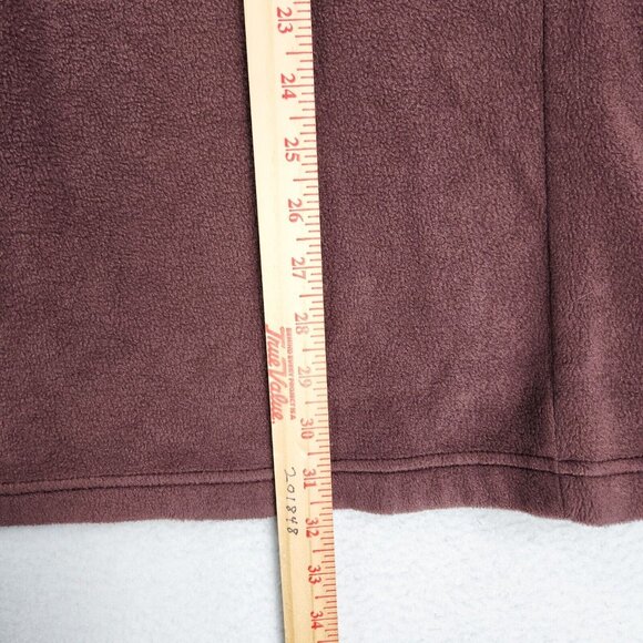 Columbia Sweater Mens XXL Red Fleece Quarter Snap Pullover Casual Outdoor - Picture 5 of 9